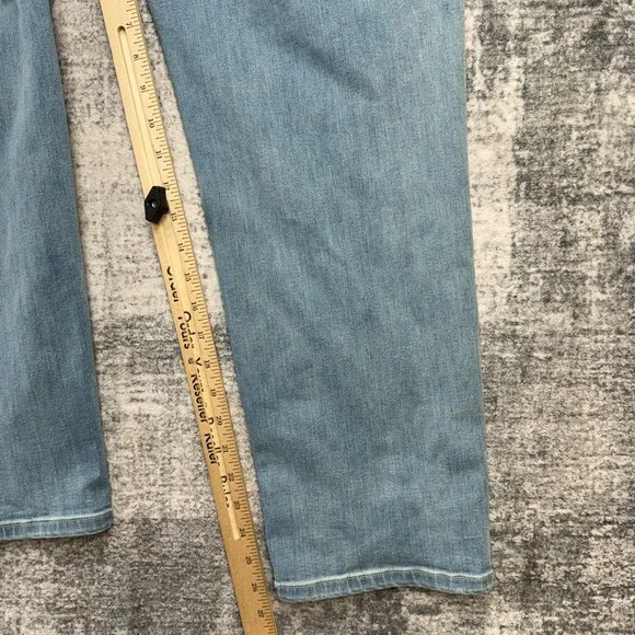 Coldwater Creek Jeans Womens 16P Shapeme High Rise Straight Stretch Faded Wash - Picture 8 of 11